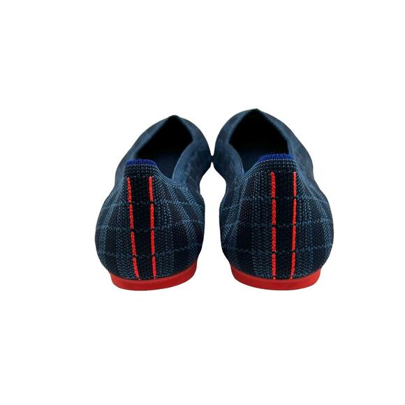 Rothy’s‎ The Flat Indigo Gingham Retired Women’s Size 8.5 - Picture 5 of 9